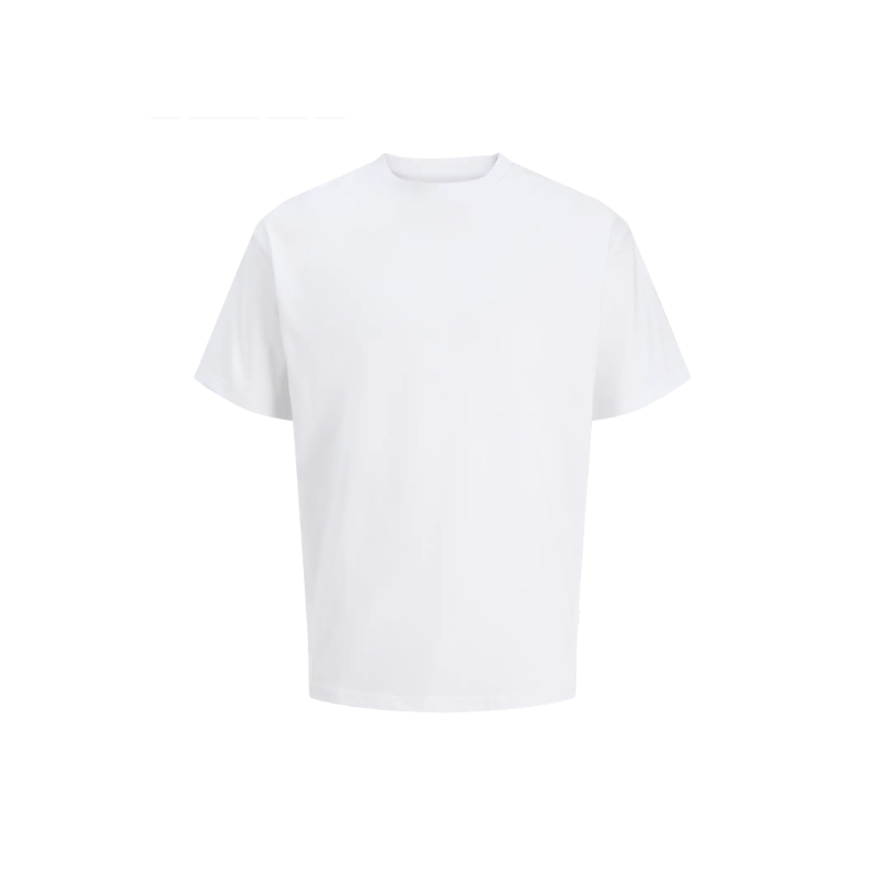 JACK & JONES Organic relaxed kortærmet T-shirt - Bright White