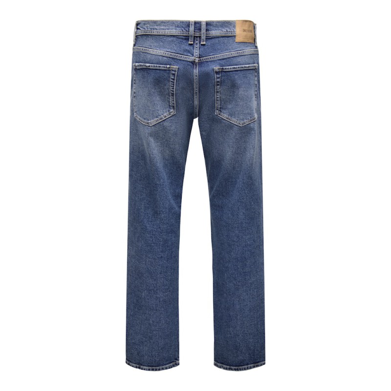 ONLY & SONS Edge Performance denim jeans - Dark Medium Blue Denim