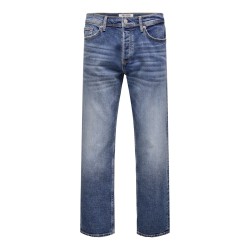 ONLY & SONS Edge Performance denim jeans - Dark Medium Blue Denim