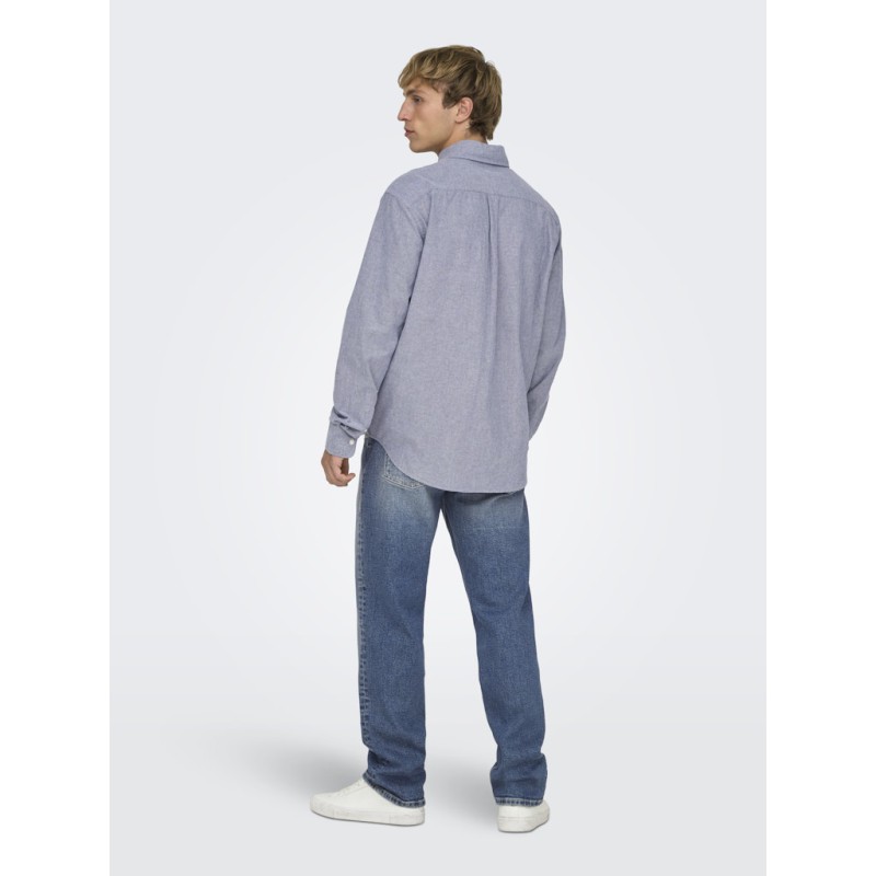 ONLY & SONS Edge Performance denim jeans - Dark Medium Blue Denim