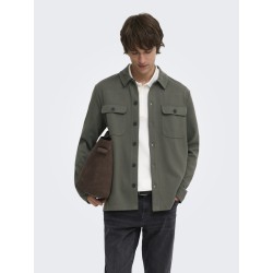 ONLY & SONS Kodyl Sweat Overshirt - Beluga