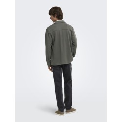 ONLY & SONS Kodyl Sweat Overshirt - Beluga