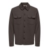 ONLY & SONS Kodyl Sweat Overshirt - Coffee Bean Melange