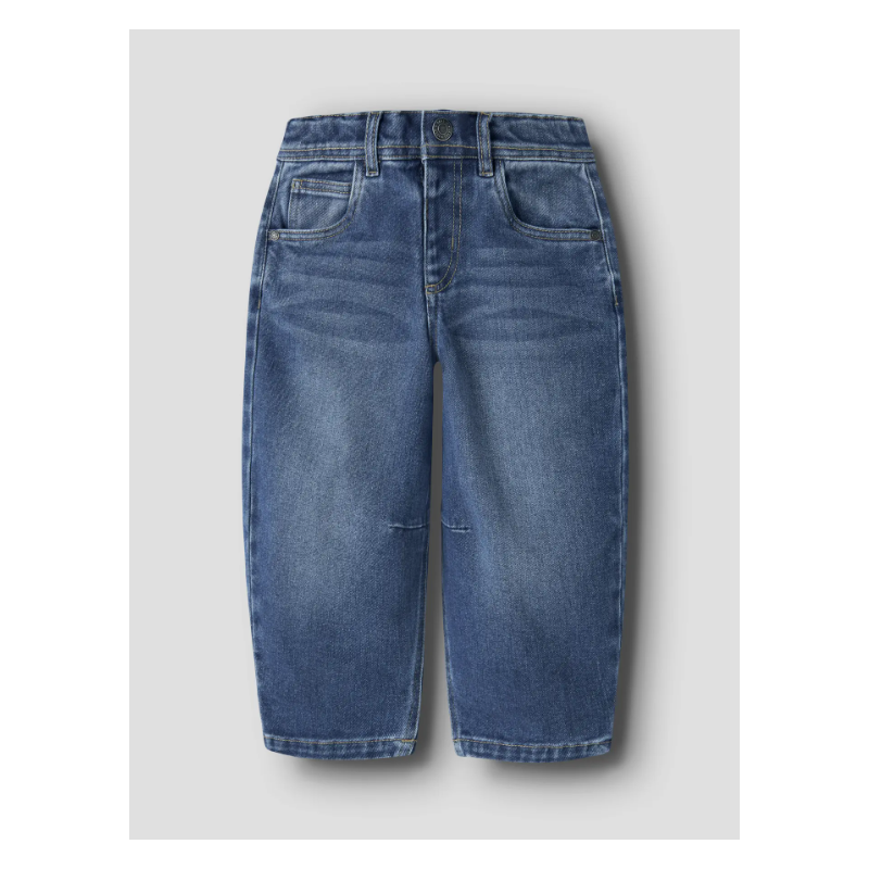 NAME IT Mini Ben barrel jeans - Medium Blue Denim