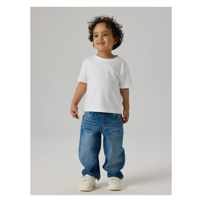 NAME IT Mini Ben barrel jeans - Medium Blue Denim