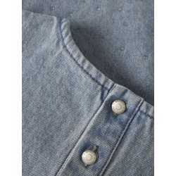 NAME IT Kids Rain denim top - Special Blue Grey Denim
