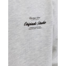 JACK & JONES JUNIOR Norrebro Typo Hoodie - White Melange
