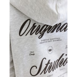 JACK & JONES JUNIOR Norrebro Typo Hoodie - White Melange