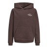 JACK & JONES JUNIOR Norrebro Typo Hoodie - Java
