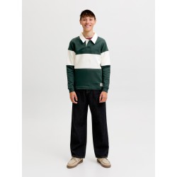 JACK & JONES Junior Frederiksberg sweat polo - Pine Grove