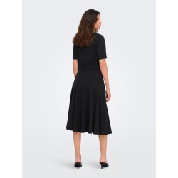 JDY Astra 3/4 ærmet cardigan - Sort