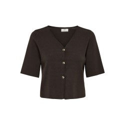 JDY Astra 3/4 ærmet cardigan - Coffee Bean