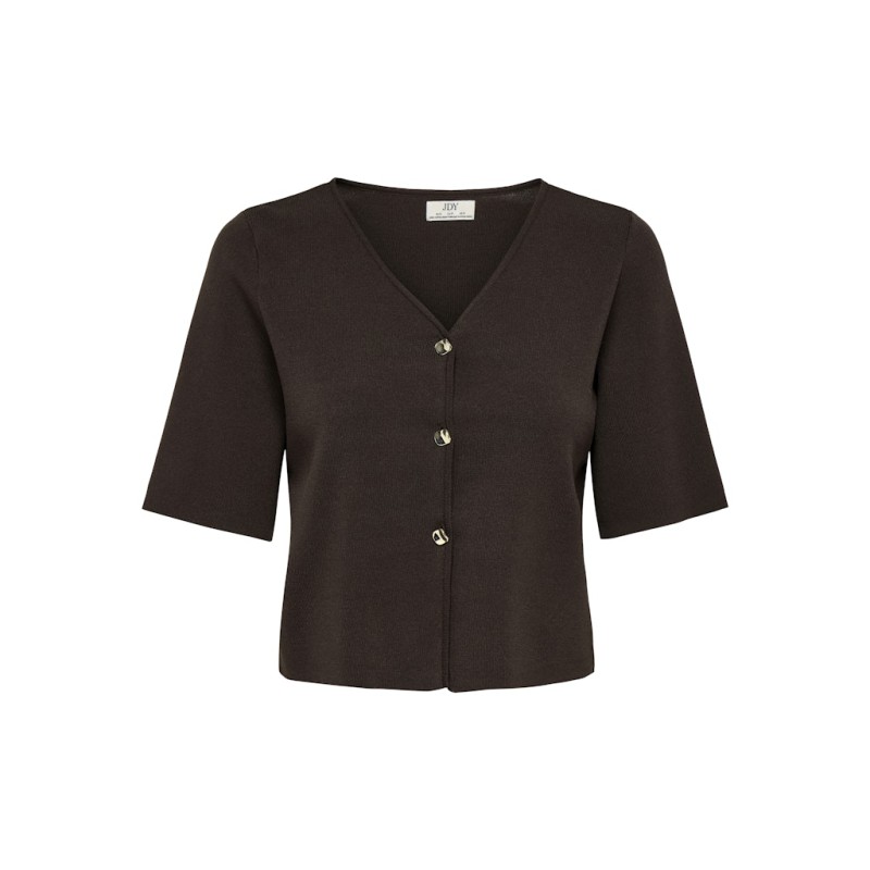 JDY Astra 3/4 ærmet cardigan - Coffee Bean