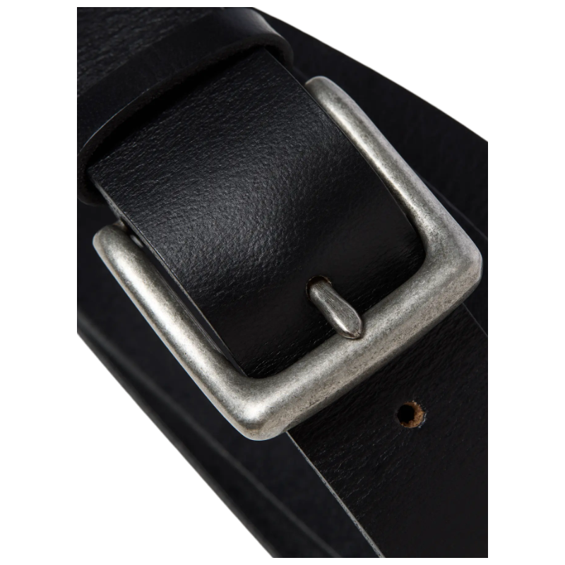 JACK & JONES Soul læder bælte - Sort