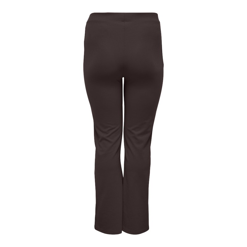 ONLY CARMAKOMA Pever Flared bukser - Black Coffee