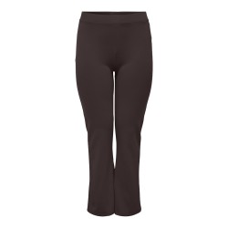 ONLY CARMAKOMA Ever Flared bukser - Black Coffee
