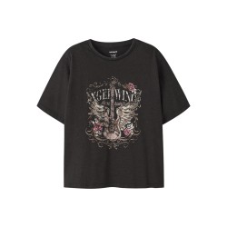 NAME IT Kids Lonna kortærmet T-shirt - Sort