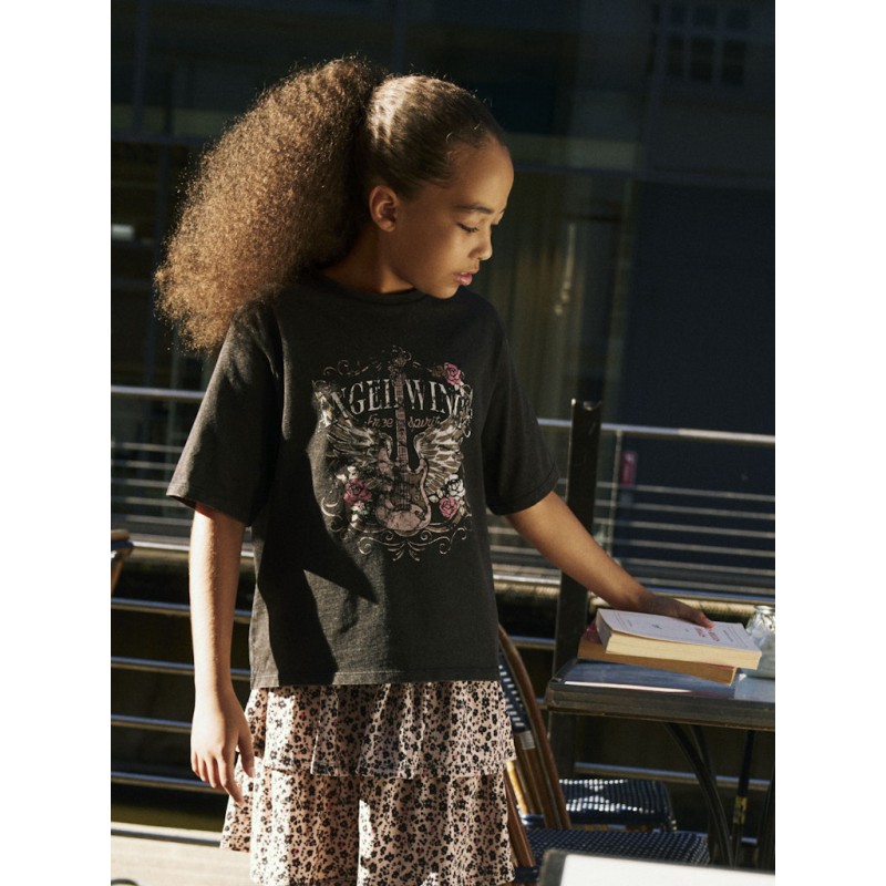 NAME IT Kids Lonna kortærmet T-shirt - Sort