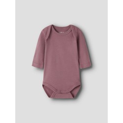 NAME IT Baby Body 3-pak Violetflower - Violet Ice