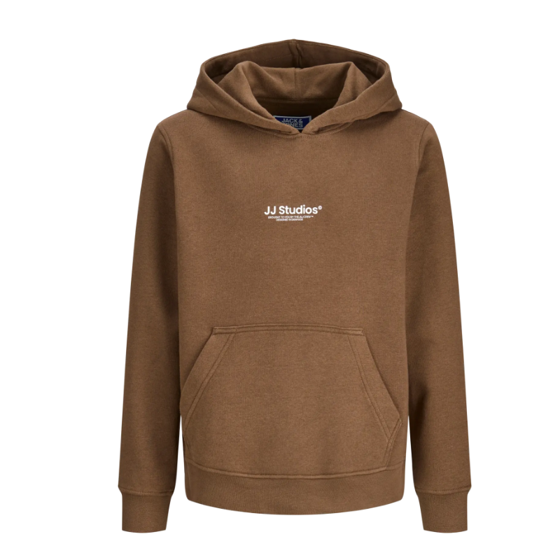 JACK & JONES Junior Soho Hoodie - Cocoa