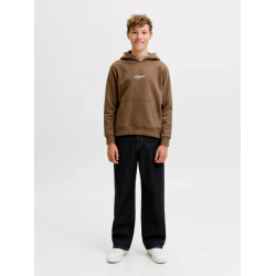 JACK & JONES Junior Soho Hoodie - Cocoa