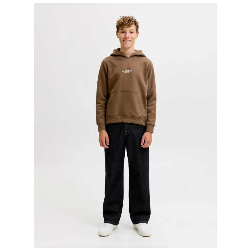 JACK & JONES Junior Soho Hoodie - Cocoa