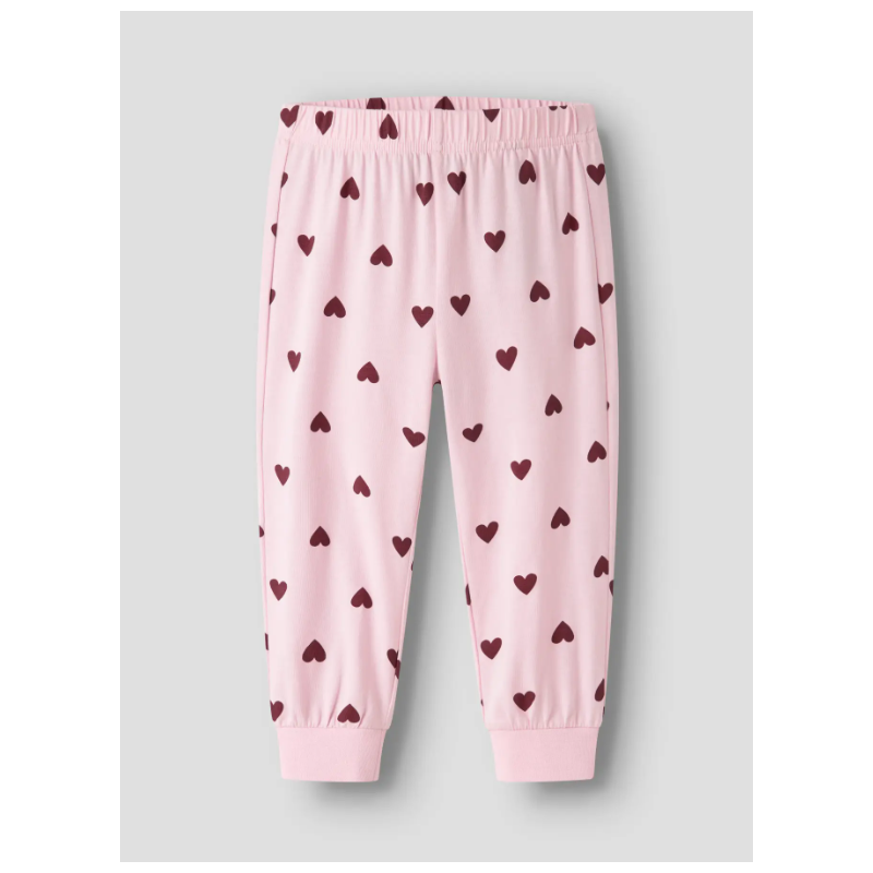 NAME IT Mini Pyjamassæt Cutie Hearts - Parfait Pink