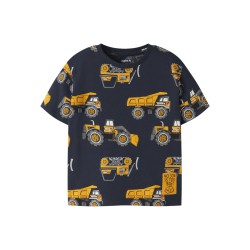 NAME IT Mini Jimmy Tonka kortærmet T-shirt - Navy Blazer