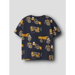 NAME IT Mini Jimmy Tonka kortærmet T-shirt - Navy Blazer