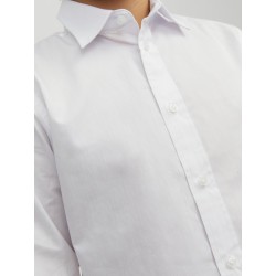 JACK & JONES Junior Langærmet skjorte - Hvid