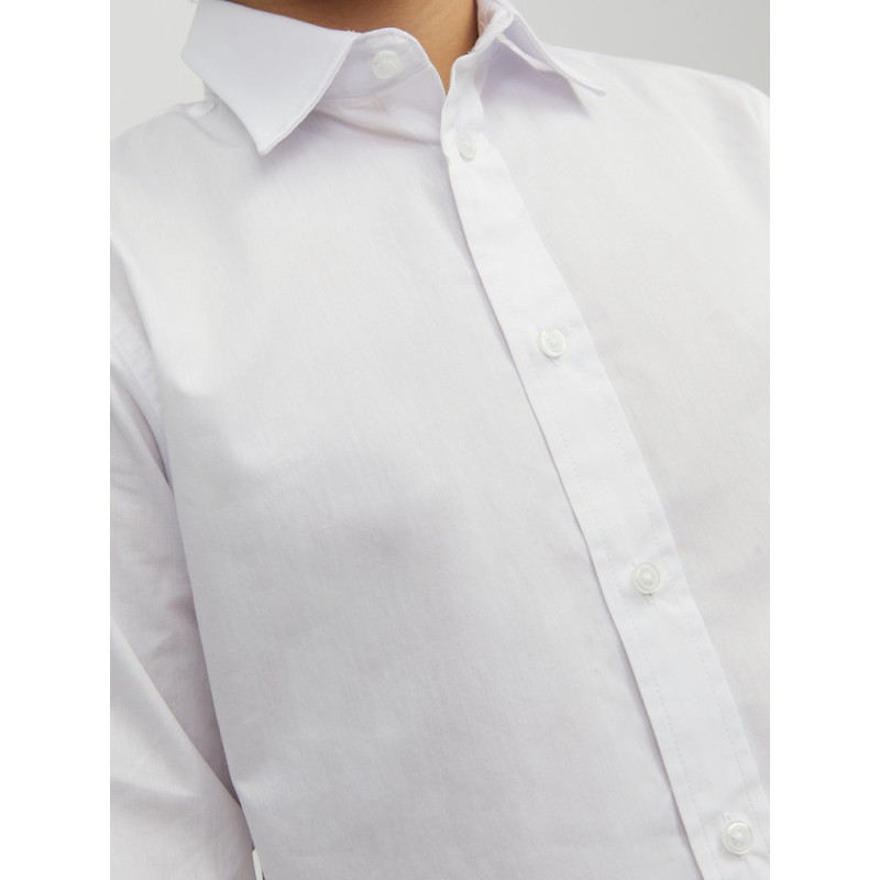 JACK & JONES Junior Langærmet skjorte - Hvid