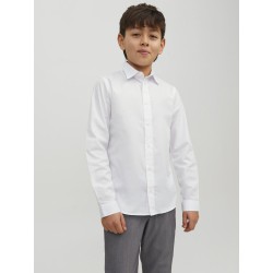 JACK & JONES Junior Langærmet skjorte - Hvid