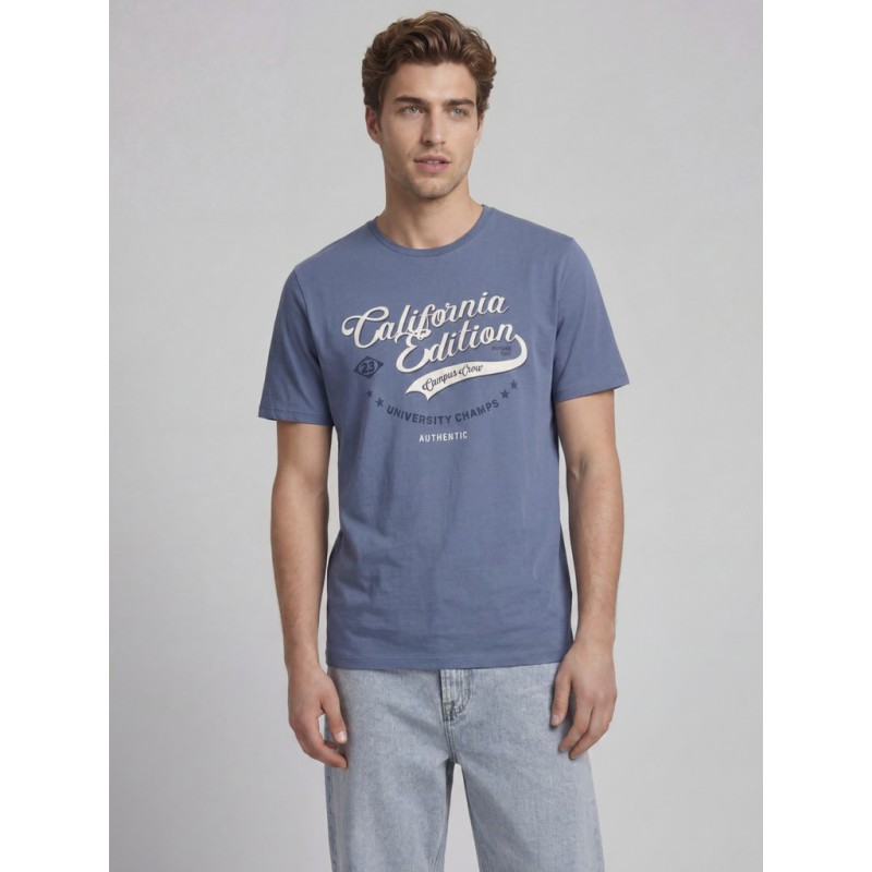 JJ REBEL Felix kortærmet T-shirt - Vintage Indigo