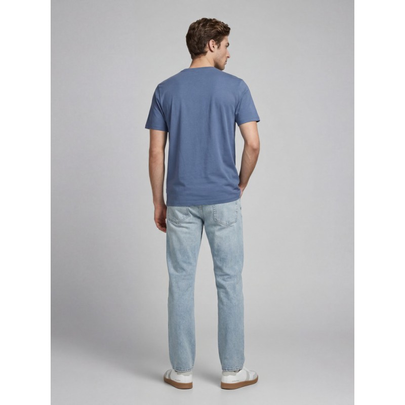 JJ REBEL Felix kortærmet T-shirt - Vintage Indigo