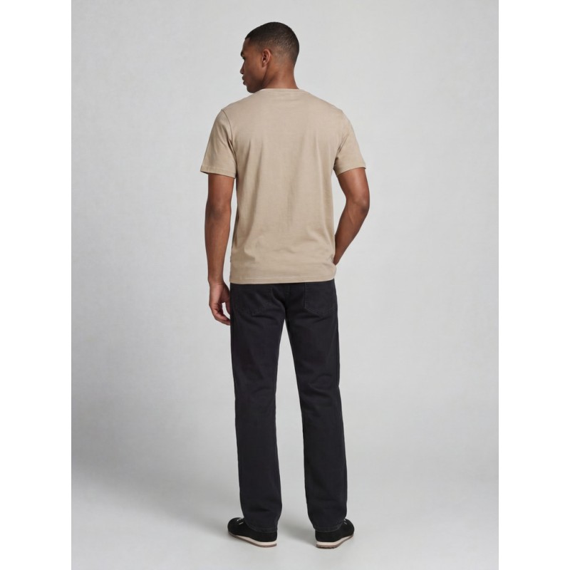 JJ REBEL Felix kortærmet T-shirt - Roasted Cashew