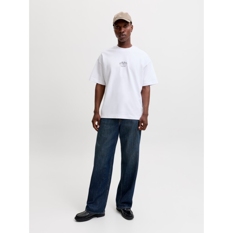 JACK & JONES Barron Studio T-shirt - Hvid