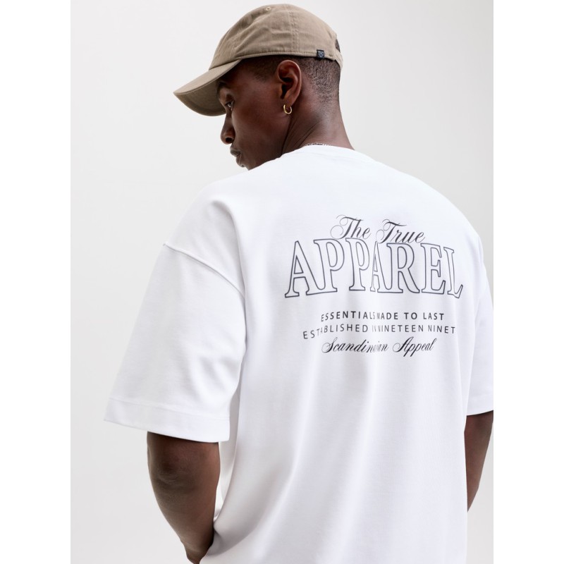 JACK & JONES Barron Studio T-shirt - Hvid