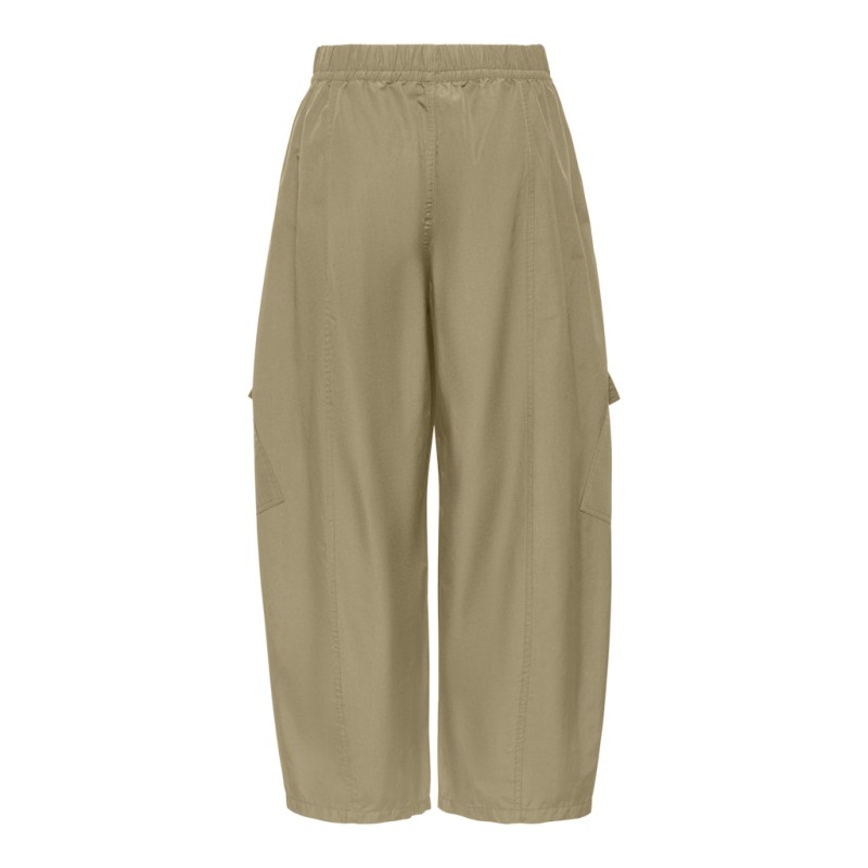 ONLY Ayana barrel cargo bukser - Olive Gray