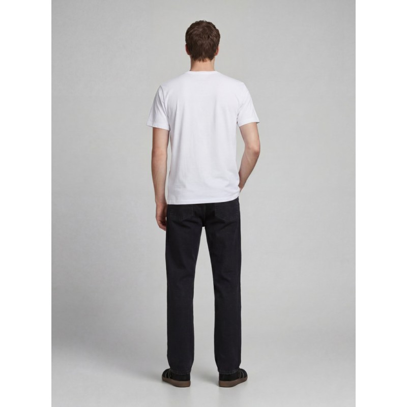 JJ REBEL Mario kortærmet T-shirt - Hvid