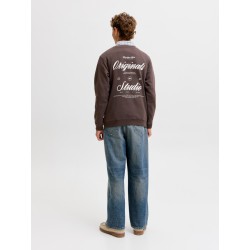 JACK & JONES Junior Norrebro Typo Sweatshirt - Java