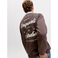 JACK & JONES Junior Norrebro Typo Sweatshirt - Java