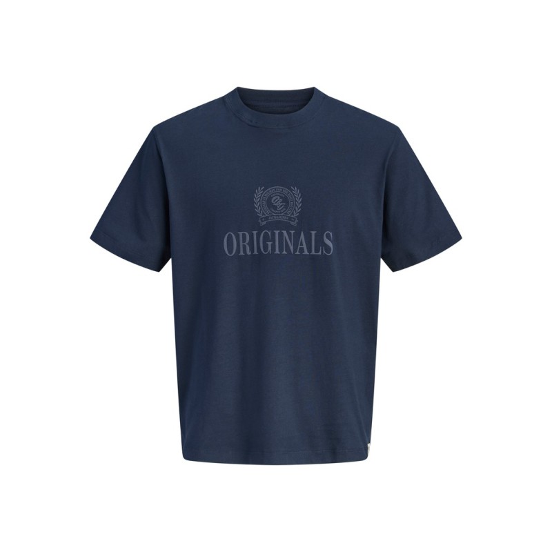 JACK & JONES Junior Frederiksberg Monogram T-shirt - Sky Captain