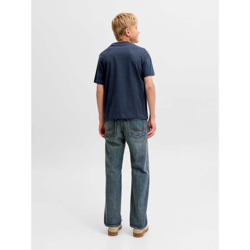 JACK & JONES Junior Frederiksberg Monogram T-shirt - Sky Captain
