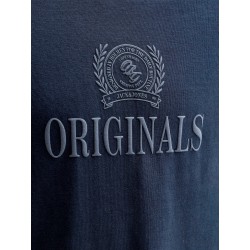JACK & JONES Junior Frederiksberg Monogram T-shirt - Sky Captain