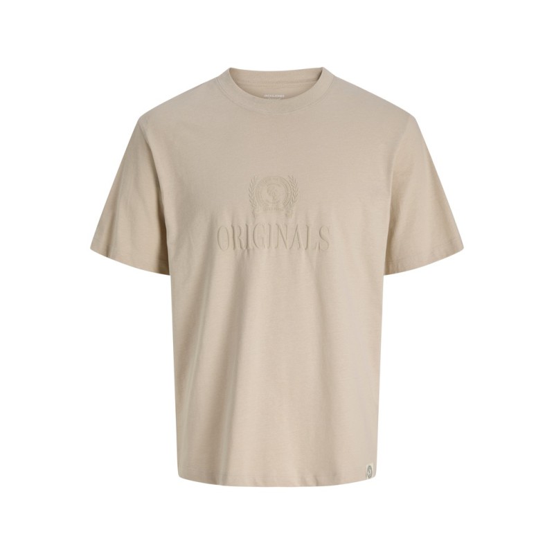 JACK & JONES Junior Frederiksberg Monogram T-shirt - Feather Gray