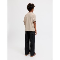 JACK & JONES Junior Frederiksberg Monogram T-shirt - Feather Gray