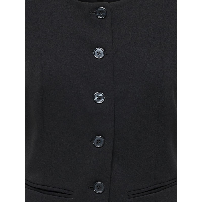 ONLY Aja-Yo fitted tailor vest - Sort