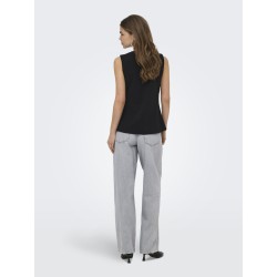 ONLY Aja-Yo fitted tailor vest - Sort