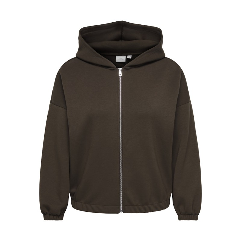 ONLY CARMAKOMA Carlett lynlås hoodie - Bracken