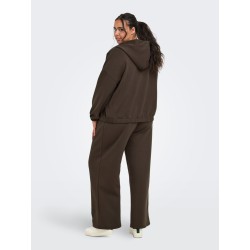 ONLY CARMAKOMA Carlett lynlås hoodie - Bracken